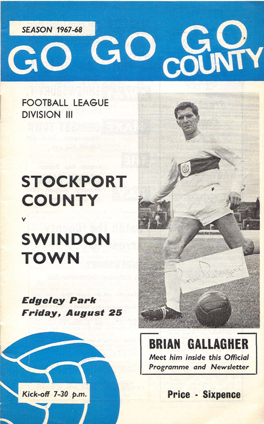 25 March 1966 Division Four Stockport County v Colchester United 